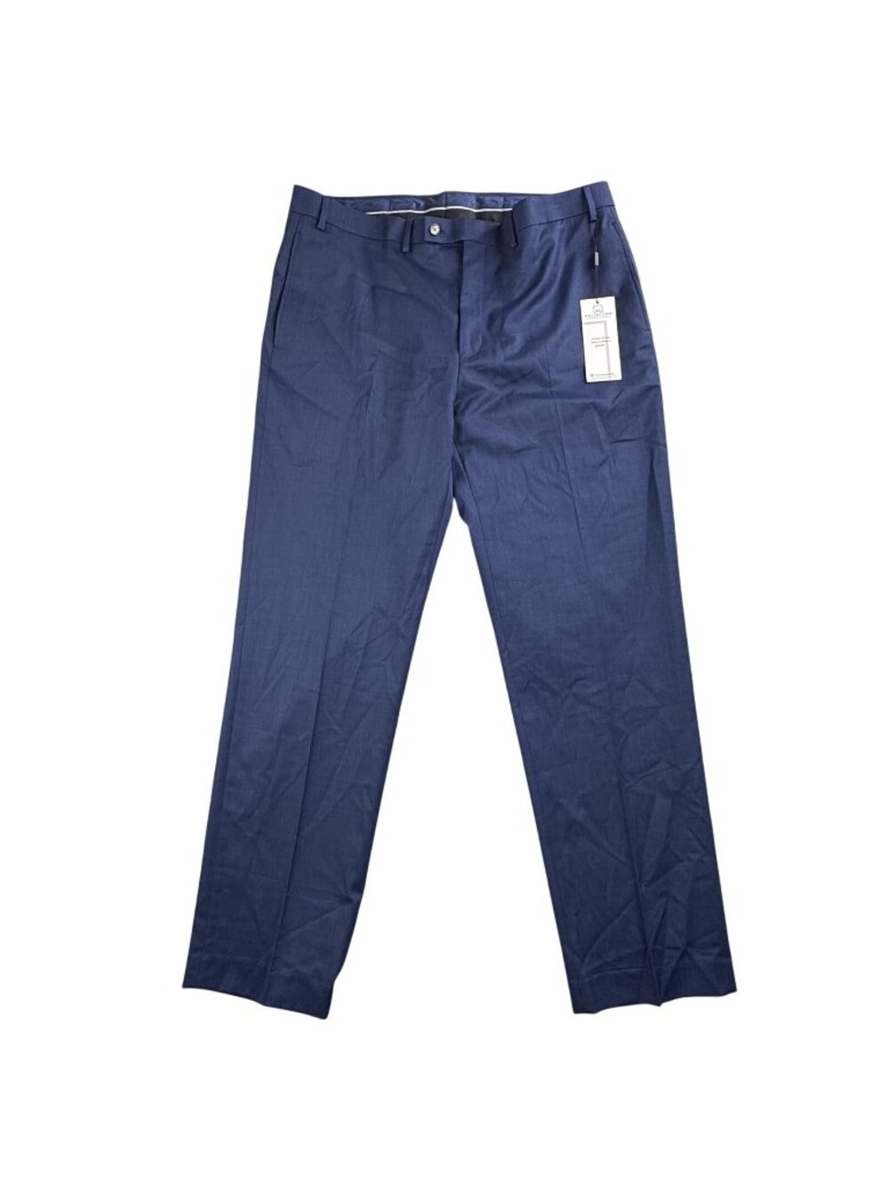 Collection By Michael Strahan Dress Pants Mens 38x32 Blue Wool Blend Stretch NWT